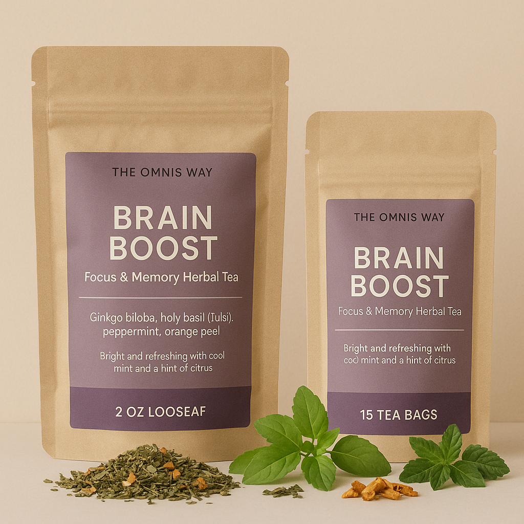 Brain Boost – Focus & Memory Herbal Tea